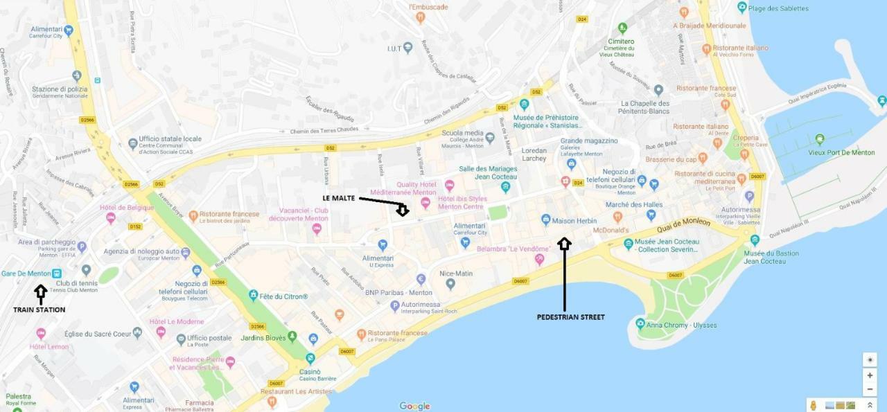 Le Malte Apartment Menton Luaran gambar